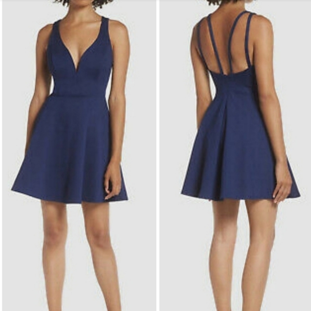Lulus Love Galore Sleeveless Strappy Mini Dress M